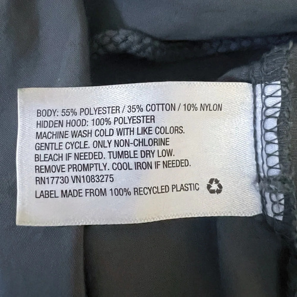 Mossimo Supply Co. Women’s Hooded Utility Cargo Jacket Size S GUC Lightweight - Picture 8 of 8